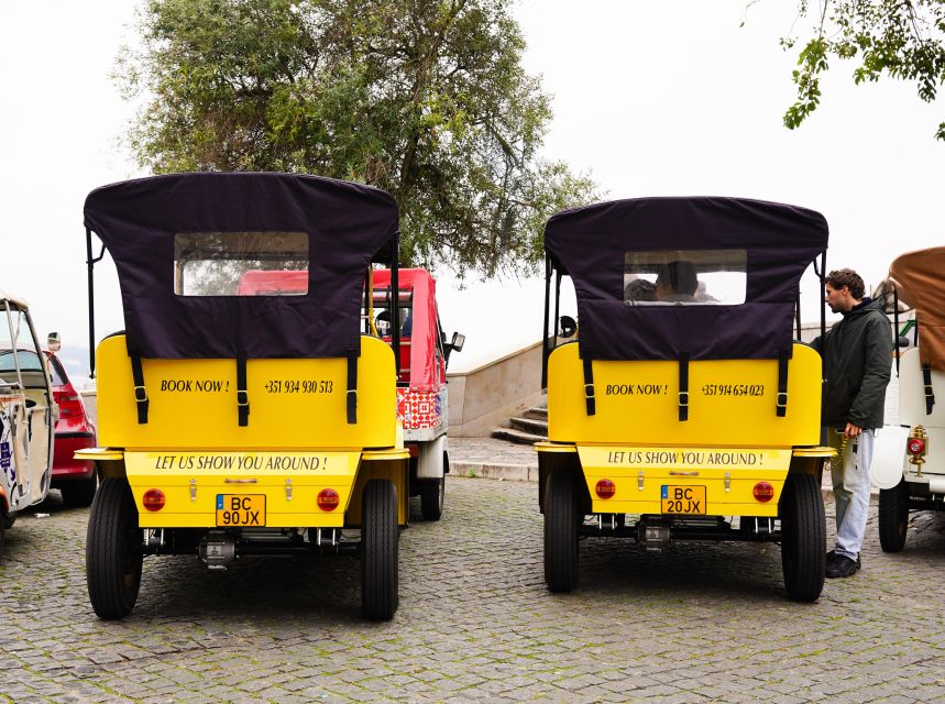 Lisbon: Tuk Tuk City tour with vintage car - Adding Chiado: contrast you can feel right away