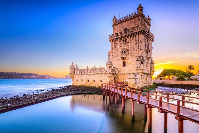 Morning Lisbon Sanctuary of Christ the King,Castelo &Belem Tower - Belém Tower Area: UNESCO Sights and Maritime Lisbon Mood