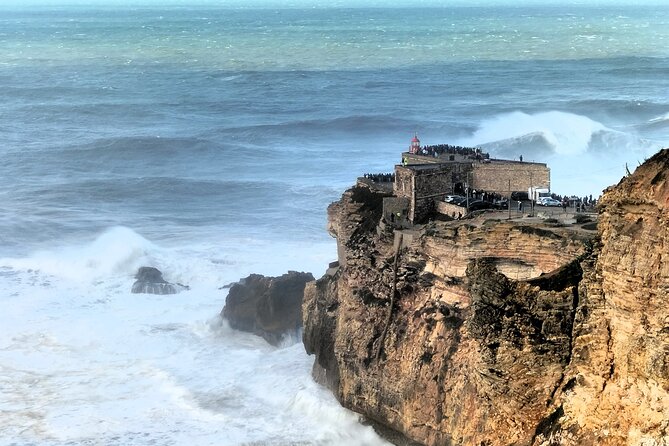 Nazaré, Óbidos and Alcobaça, Full Day Private Tour from Lisbon - Nazaré: cliff air, the Suberco viewpoint, and the sanctuary on the hill