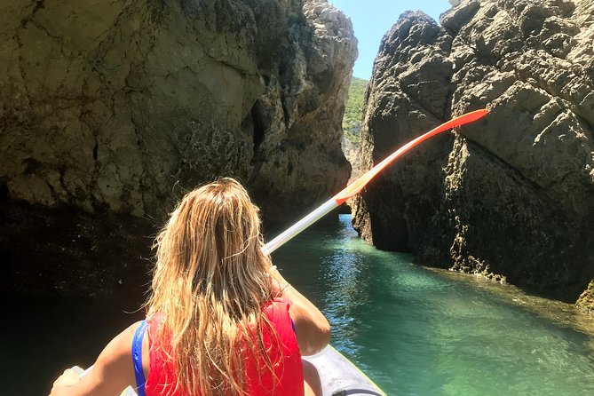 Ocean Bliss: Full Day Yacth Group Tour in Arrábida from Lisbon - Praia do Portinho da Arrábida: your first “switch on” beach hour