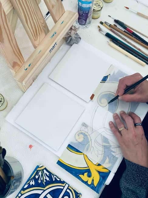 Paint your tile and create your unique piece in an art gallery in Lisbon - Your Two Tiles, and How Firing Changes Everything