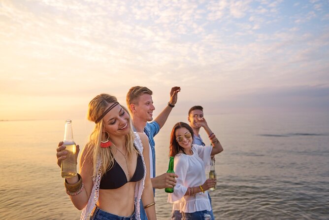 Party on board 2-hour cruise with DJ and open bar - The vibe: a Lisbon river party, not a quiet museum hour
