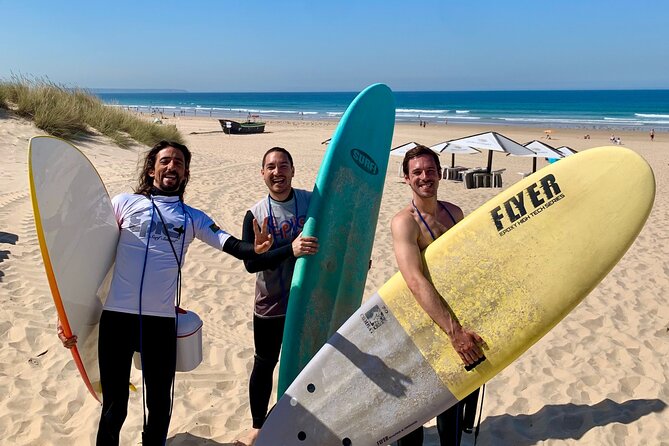 Priv Half Day Surf_full gear round & round trip transport_Lisbon - Your 9:00 am Pickup: Vans, Mobile Ticket, and a Clean Start