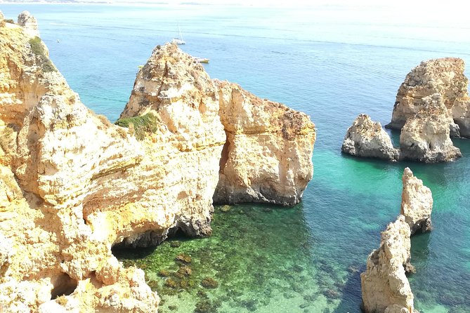Private Algarve: Benagil Caves, Lagos Cliffs & Hidden Beaches - Praia da Marinha: when crystal water meets dramatic cliffs