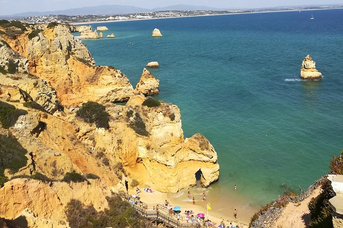 Private Algarve: Benagil Caves, Lagos Cliffs & Hidden Beaches - Ponta da Piedade Lighthouse: Lagos cliffs and cave corridors