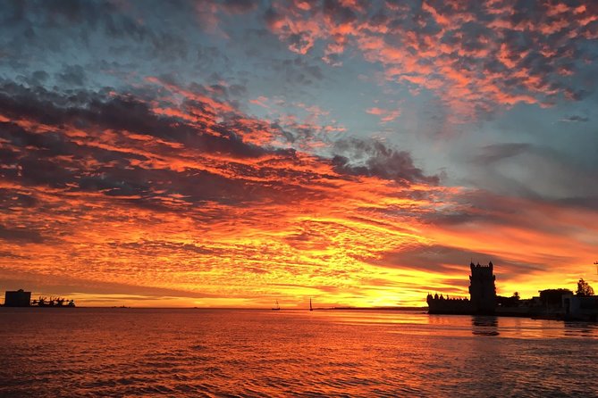 Private Golden Hour Boat Tour - Best Exclusive Sunset Sailing - Christ the King in Almada: the statue view across the water
