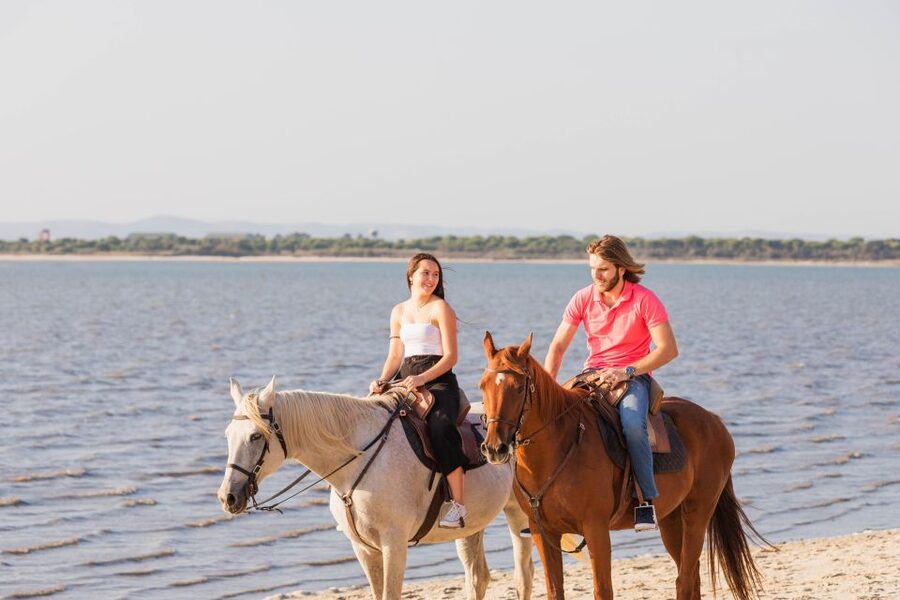 PRIVATE Horseback Riding On The Beach - Pátio do Tejo to Rosário Beach: the ride has a plan