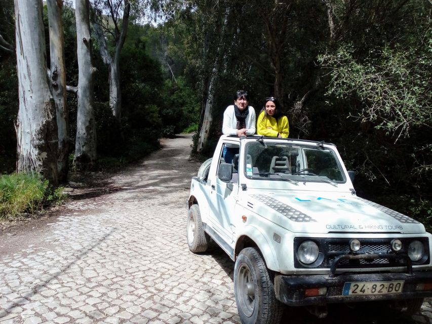 Private Jeep tour to Espichel Mysteries and Wild Beaches - Getting picked up and riding a Jeep toward Espichel