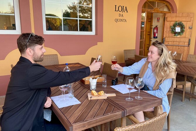 Private Lisbon Wine & Tile Painting Tour – Sesimbra & Traditions - Azeitão wine tastings at Quinta de Catralvos: five wines and cheese pairing