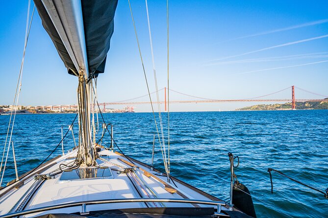 Private sailboat tour in Lisbon - Stop 4: Belém Tower Pass-By