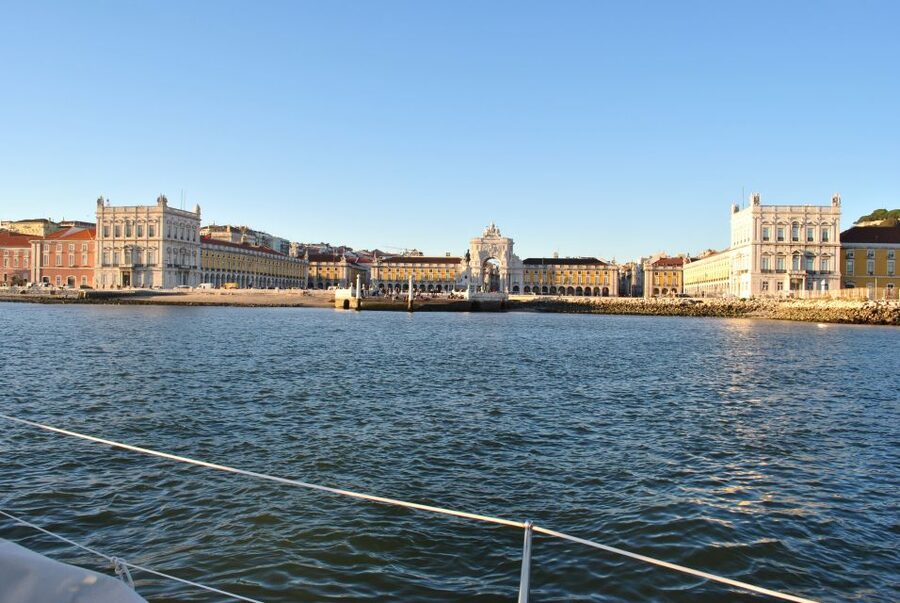 Private Sailing Boat Tour Lisbon with a drink: 2 to 8 Hours - Lisbon’s skyline, but with the angles fixed