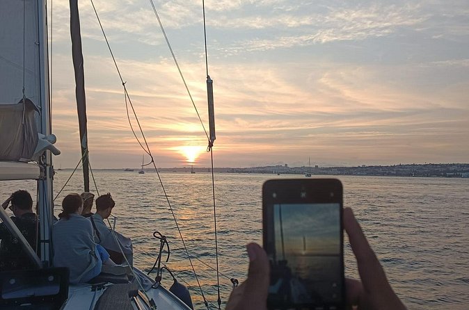 Private Sunset Sailboat Experience in Lisbon - Cristo Rei from the Tagus: a dramatic close-up feel