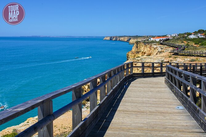 Private Tour Lisbon to Algarve: Benagil Cave, Lagos, & Carvoeiro - Carvoeiro and Algar Seco: Boneca Cave and walkable coastal views