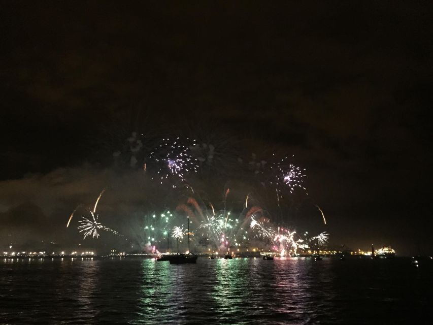 Sail into 2026: Lisbon Fireworks from the River - A prime fireworks angle from the Tagus River