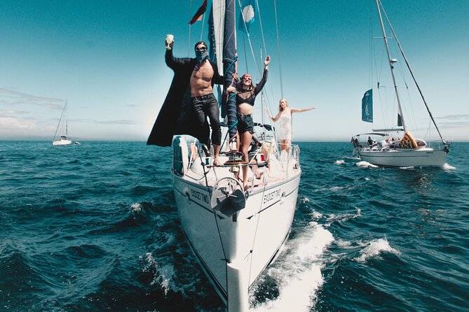 Sailing Experience in Lisbon - Portugal - Cristo Rei area and the Lisbon Sugarloaf reference at night