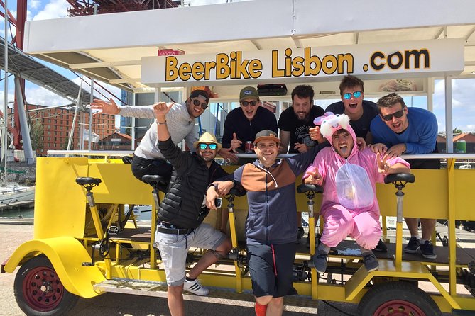 Sangria Bike Tour - A party bike plan for seeing Lisbon’s river highlights