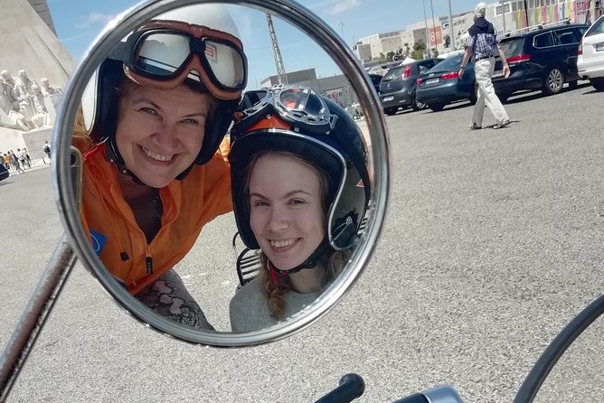 SIDECAR - 4 hours - Overview Lisbon - Sidecar Comfort and Safety: The Helmet Helps, the Wind Doesn’t Quit