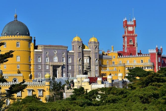 Sintra / Cabo da Roca / Cascais full day all inclusive lunch and entrees - Stop 1: Park and National Palace of Pena in Sintra