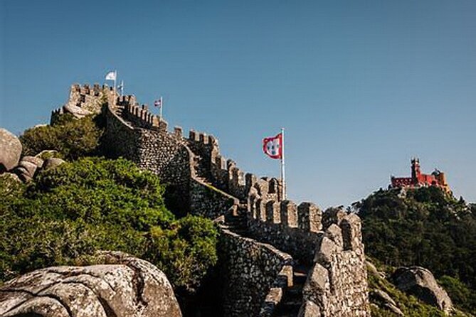 Sintra Cascais Private Tour with Pena Palace and Mouros Castle - Pena Palace and park: 19th-century Romanticism on a mountain