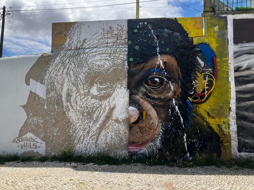 Street Art Lisbon: Tuk Tuk Tour - Marvila: where street art meets bigger-city energy