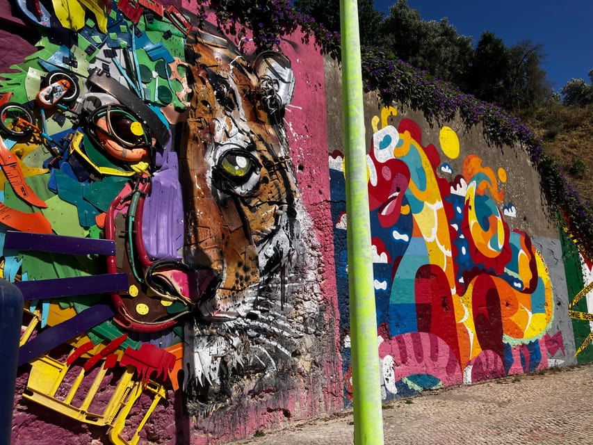 Street Art Lisbon: Tuk Tuk Tour - Xabregas: the street-level details that make the tour feel real