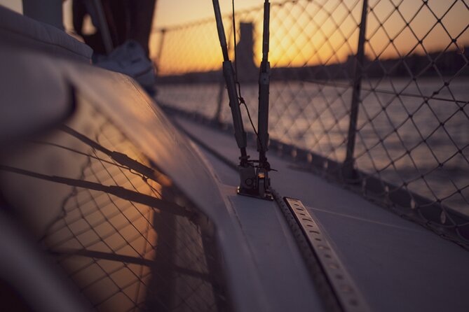 Sunset sailboat tour in Lisbon with green wine - MAAT and Padrão dos Descobrimentos: modern meets classic from the Tagus