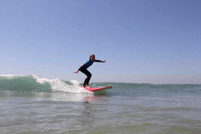 The Surf Instructor in Costa da Caparica - Wetsuit and surfboard: you get to match the board to you