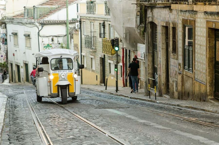 Travel to the Medieval part of Lisbon by Tuk Tuk - A Fast, View-Heavy Way to See Medieval Lisbon (in 1 Hour)