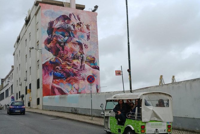 Tuk Tuk Lisbon: Exploring Urban Art - Graça literary murals: Sophia de Mello Breyner and the neighborhood viewpoints