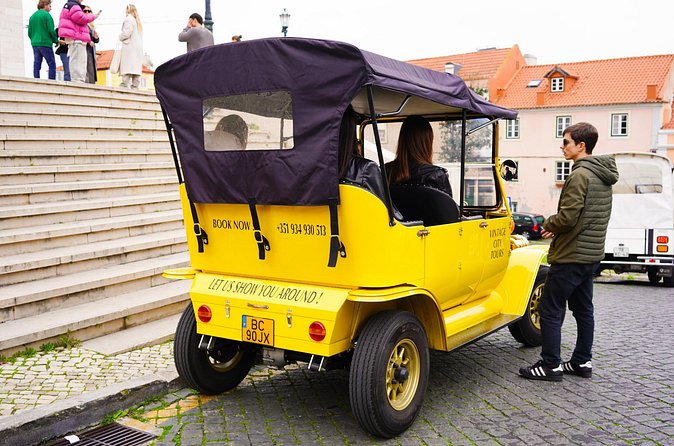 Vintage Tuk Tuk Tour experience in Alfama, Chiado, and Baixa 2h - Meeting at Hard Rock Cafe and starting with Sé Cathedral