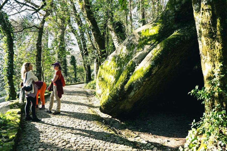 Walking tour:Pena Palace, Moorish Castle,Quinta da Regaleira - Stop 5: Pena Palace guided visit (Romantic architecture, explained)