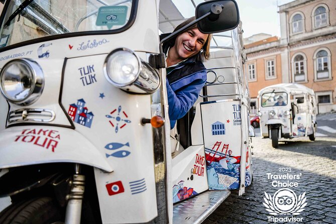 Welcome Lisbon Tour with Local Guide in Private Eco Tuk Tuk - Private electric tuk-tuks in Lisbon’s hills: the easy way to see more